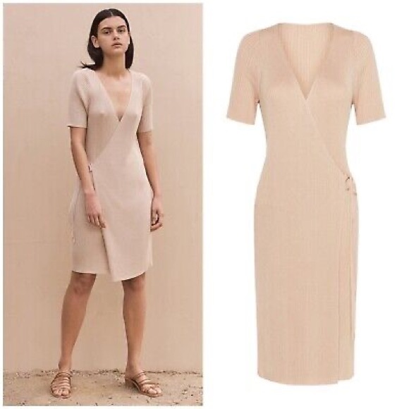 St. Agni Anais Bamboo Wrap dress Size M - Picture 1 of 4